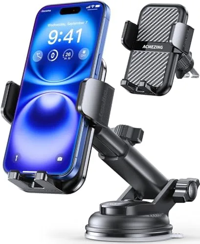 ACMEZING 3-in-1 Car Phone Holder Phone Mount
