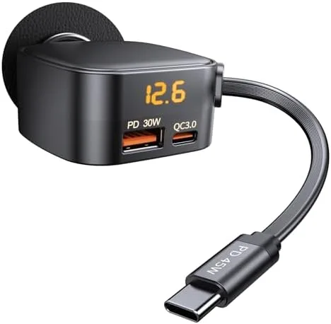 ANEXTIDE 93W Retractable Car Charger