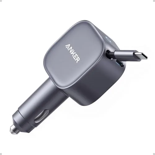 Anker Retractable USB-C Car Charger