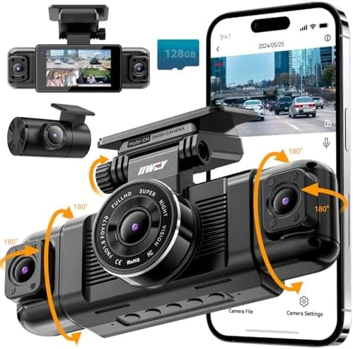 IIWEY N5 4 Channel Dash Dash Cam