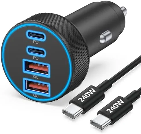JUNVANG iPhone 17 16 15 Car Car Charger