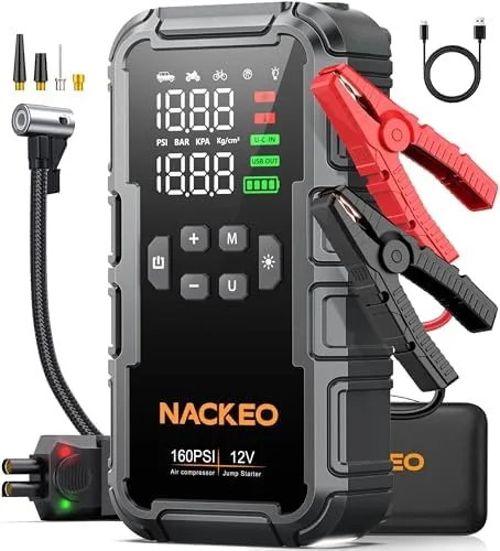 NACKEO 8000A Car Battery Jump Starter