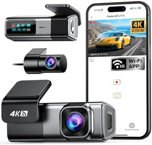 Navycrest 4K Dash Cam Front