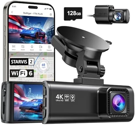 REDTIGER 4K Dash Cam Front