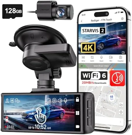 REDTIGER 4K STARVIS 2 Dash Dash Cam