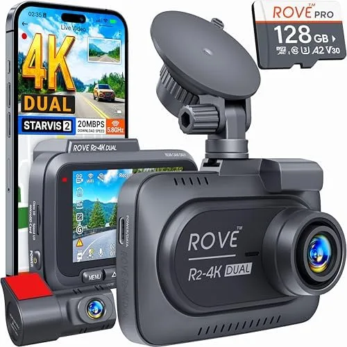 ROVE R2-4K DUAL Dash Cam