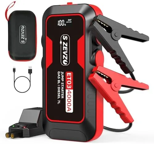 S ZEVZO ET03 Car Jump Jump Starter