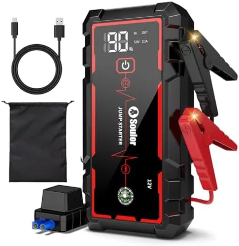Soulor 5000A Jump Starter Car Jumper
