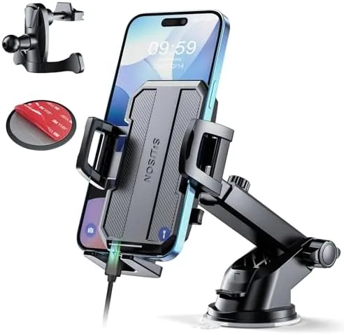 SUUSON Upgraded 3-in-1 Car Phone Phone Mount