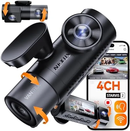 Vantrue N5 4 Channel WiFi Dash Cam