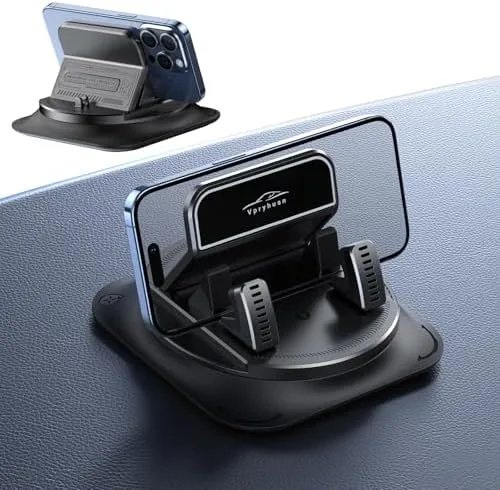 Vpryhuan 360 Degree Rotation Dashboard Phone Phone Phone Mount