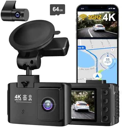WANLIPO Dash Cam Front