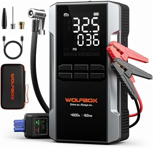 WOLFBOX MV24A 4000A Jump Starter
