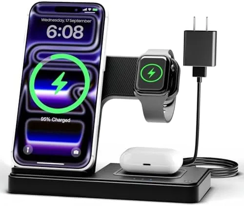 GETPALS Wireless Charger iPhone Charging Station