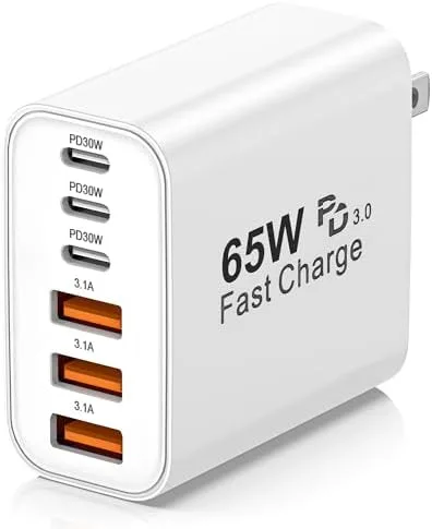 hibiker USB C Charger Block gan wall charger