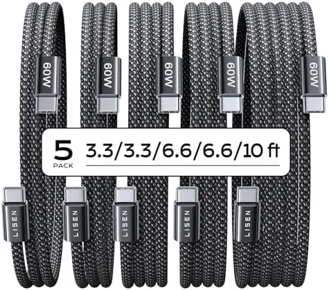 LISEN USB C to USB Cable