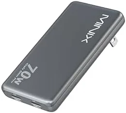 MINIX 70W Flat USB C Wall Charger gan wall charger