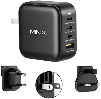 MINIX NEO P3 100W Turbo Wall Charger gan wall charger
