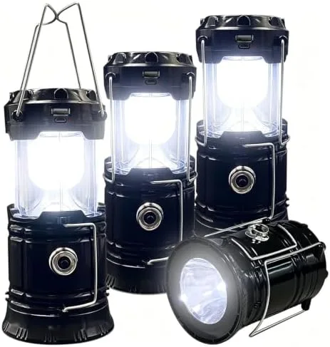 XTAUTO Collapsible Portable LED Camping Lantern Flashlight