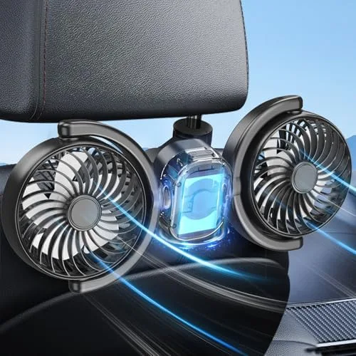 Dealswin Rechargeable Car Fan USB Gadget