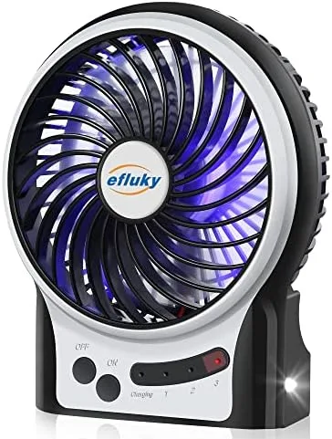 efluky 4.9-Inch Mini Desk Fan USB Gadget