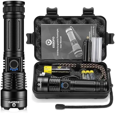 Esgofo Flashlights High Lumens 100000