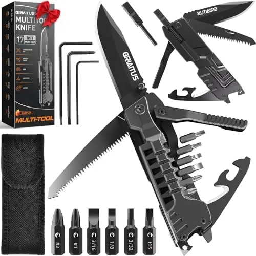 GIRIAITUS Multitool Knife 17 in 1Fire