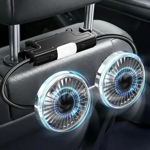 HUENLYEL Car Backseat Fans USB Gadget