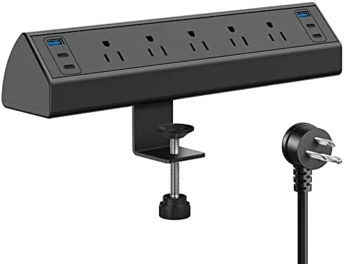Jgstkcity Desk Clamp Power Strip Desk Gadget