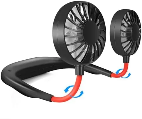 JUANANIUG Portable Neck Fan Rechargeable USB Gadget