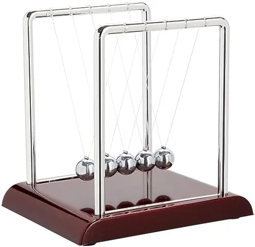 Juvale Newtons Cradle Pendulum Desk Gadget
