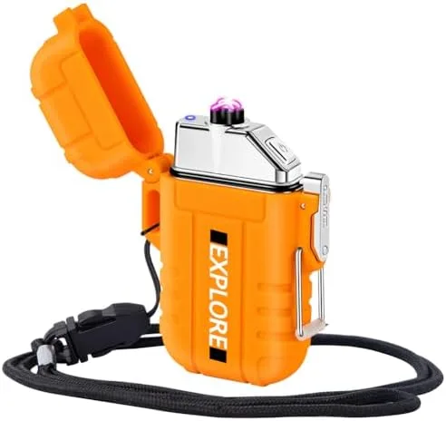 LcFun Waterproof Outdoor Electric Lighter USB Gadget