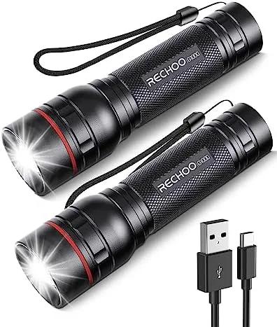 RECHOO Rechargeable Flashlights High Lumens