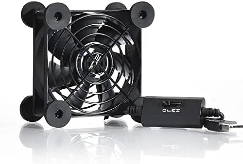 SCCCF Quiet 80mm USB Fan USB Gadget