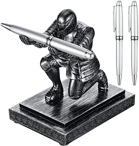 Spakon Knight Pen Holder Desk Gadget
