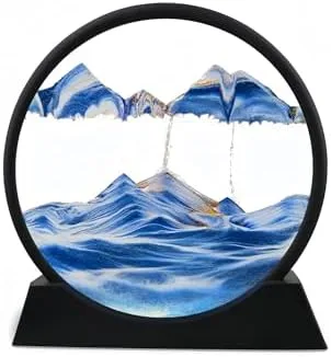 Twohua Sand Art Liquid Motion Moving Desk Gadget