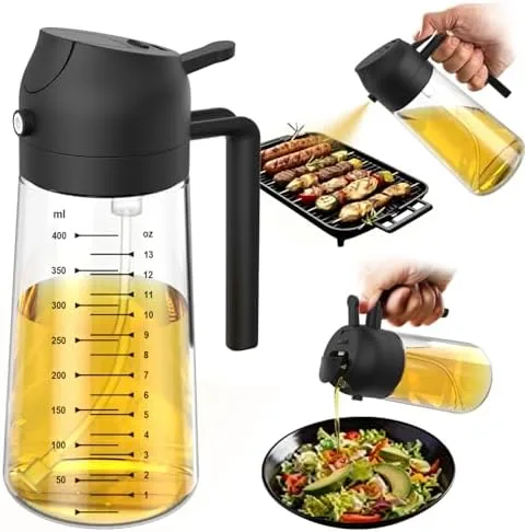 TrendPlain 16oz/470ml Glass Olive Oil Kitchen Gadget