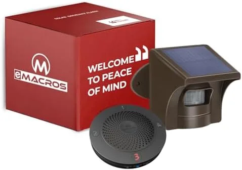 eMACROS Non-APP Wireless Driveway Alarm Sensor