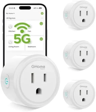 GHome Smart 5G 15A WiFi Smart Plug