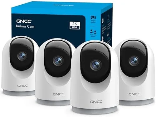 GNCC 2K Security Cameras 4pcs