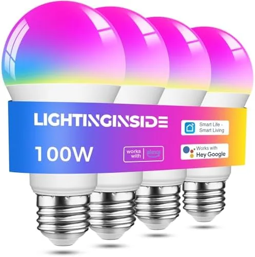 Lightinginside Smart Light Bulbs 100W