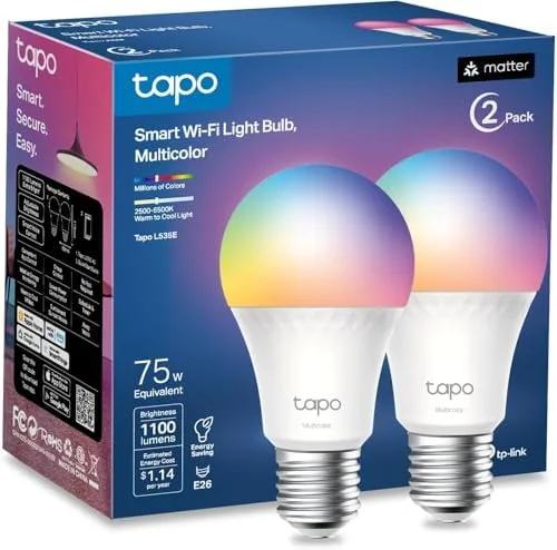 Tapo TP-Link Tapo Smart Light Bulbs